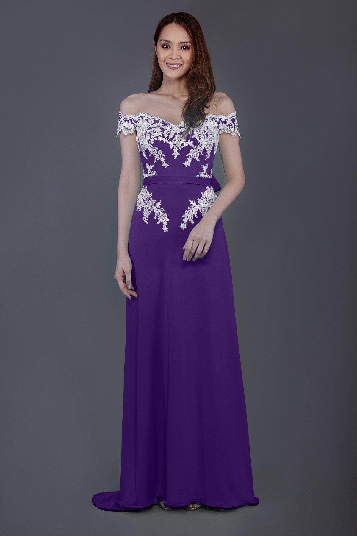 Sheath Sweep Train Knitted Fabric Bridesmaid Dress PR3561