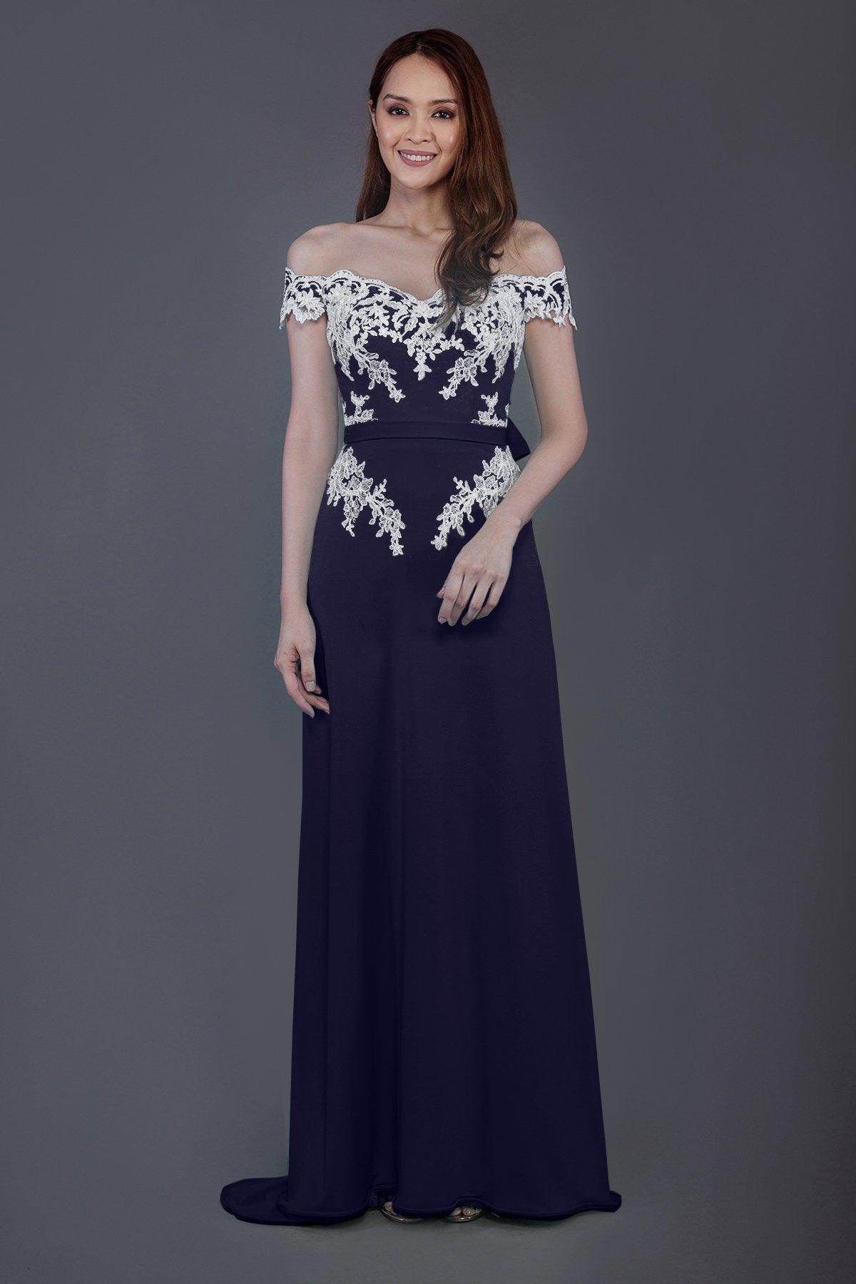 Sheath Sweep Train Knitted Fabric Bridesmaid Dress PR3561