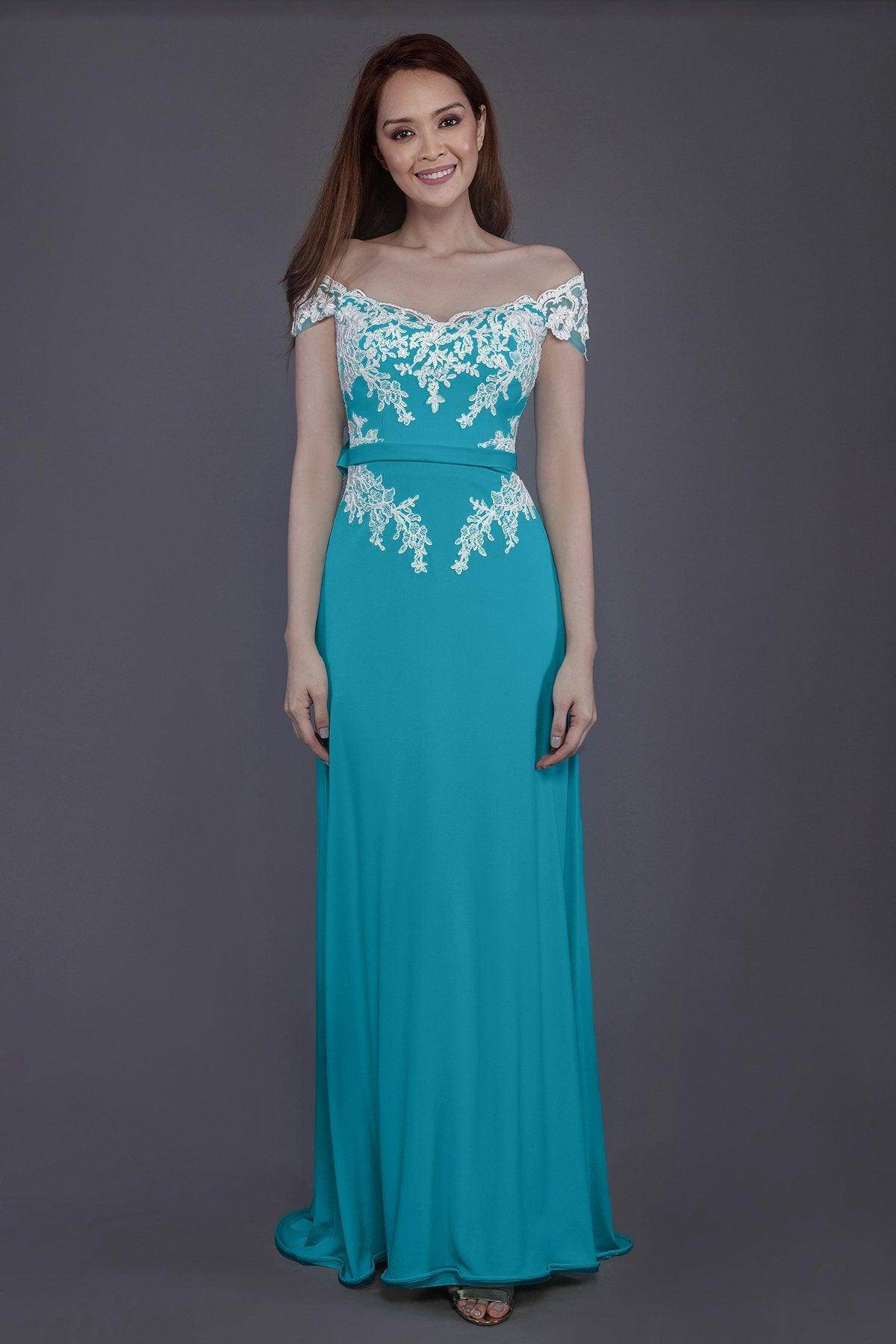 Sheath Sweep Train Knitted Fabric Bridesmaid Dress PR3563