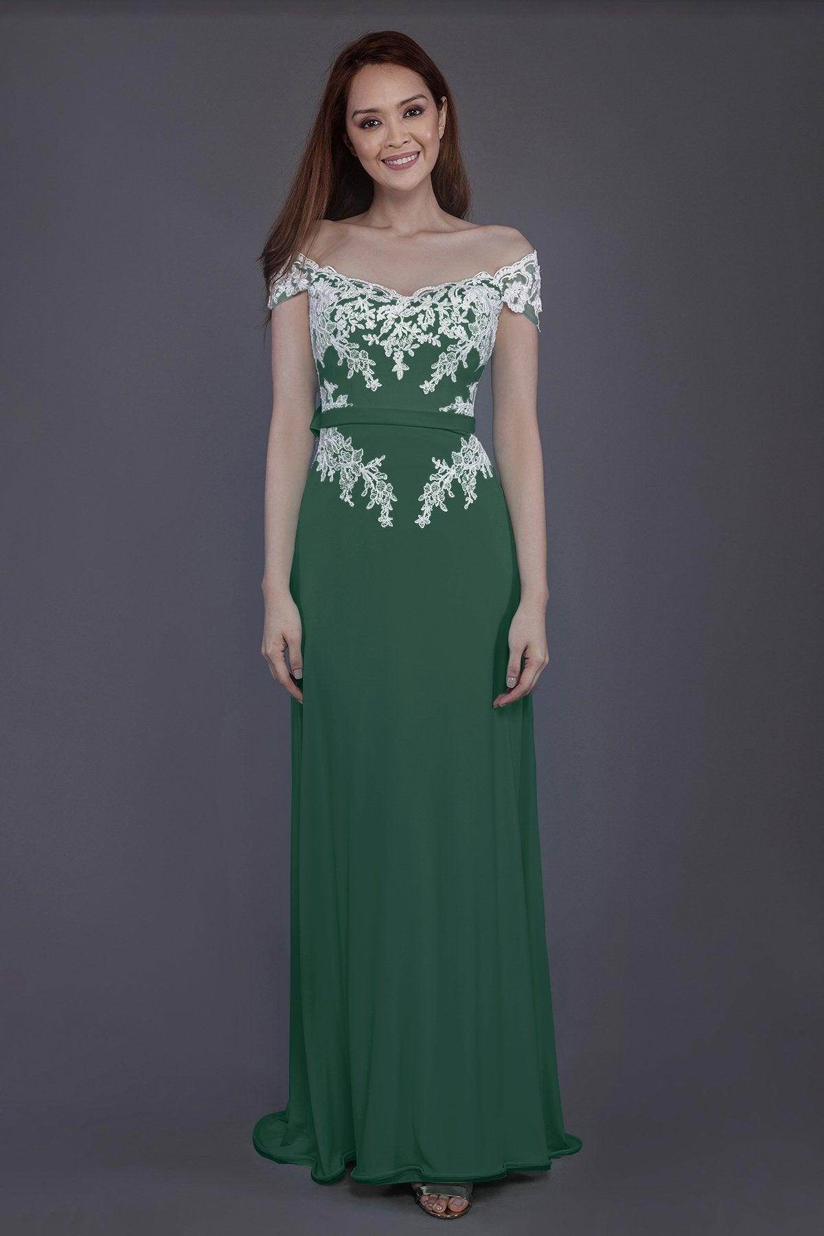 Sheath Sweep Train Knitted Fabric Bridesmaid Dress PR3563
