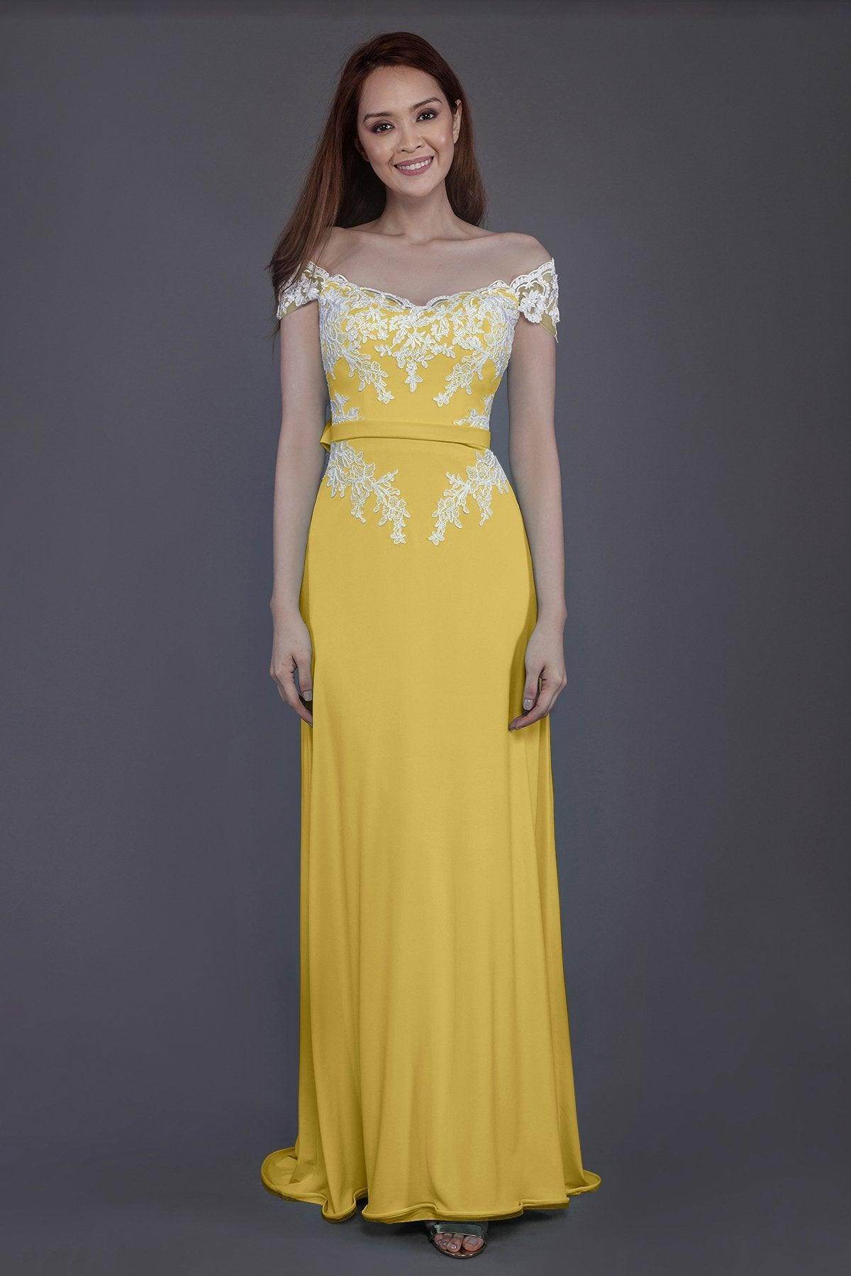 Sheath Sweep Train Knitted Fabric Bridesmaid Dress PR3563