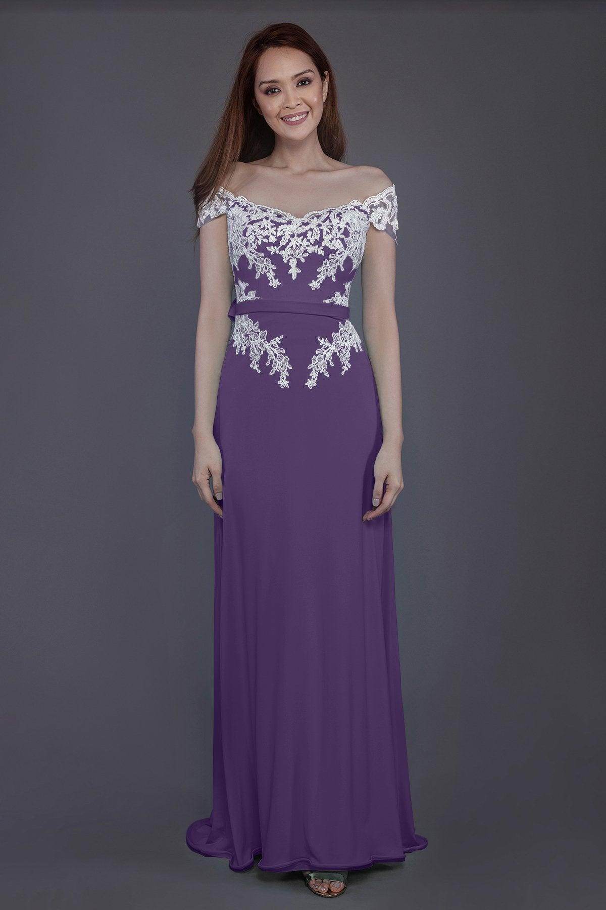 Sheath Sweep Train Knitted Fabric Bridesmaid Dress PR3563