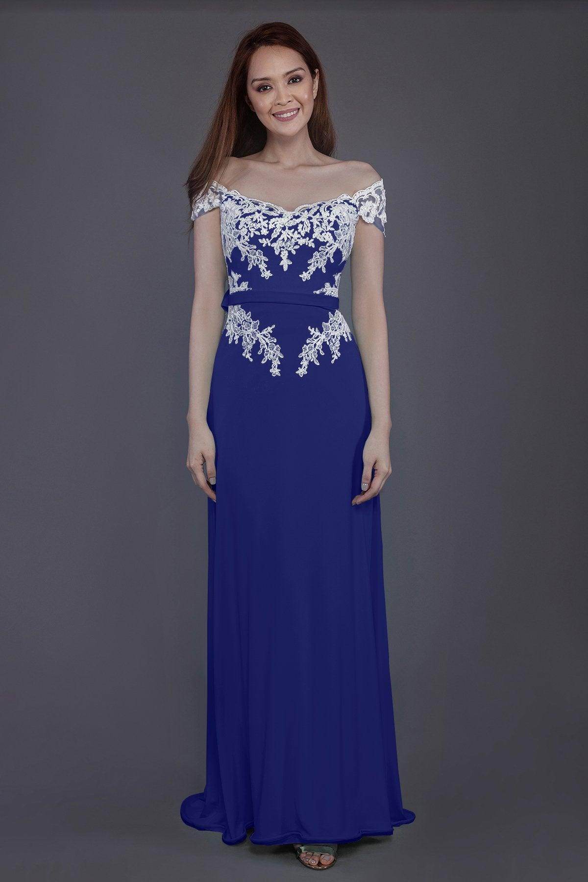 Sheath Sweep Train Knitted Fabric Bridesmaid Dress PR3563