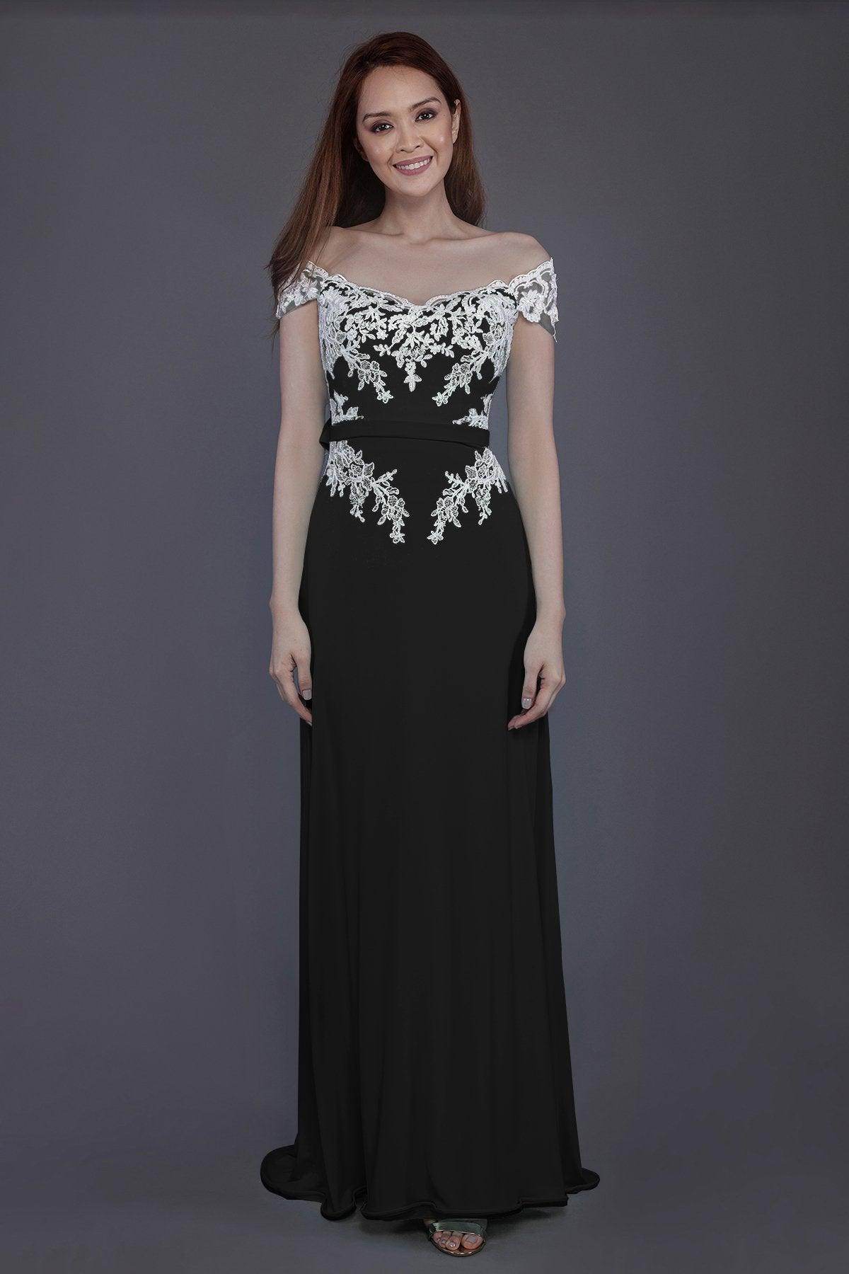 Sheath Sweep Train Knitted Fabric Bridesmaid Dress PR3563