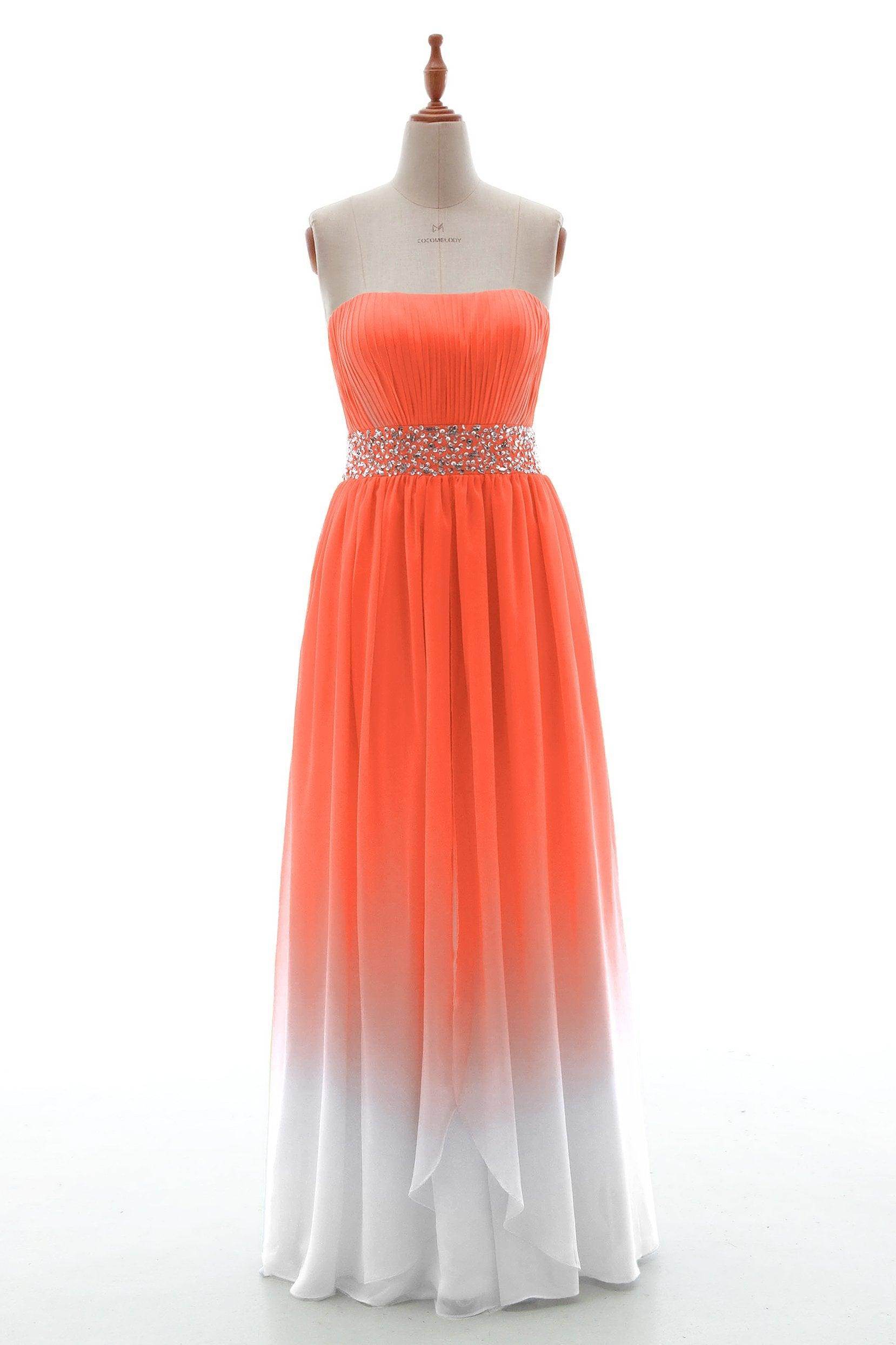 Sheath-Column Floor Length Chiffon Bridesmaid Dress PR3598
