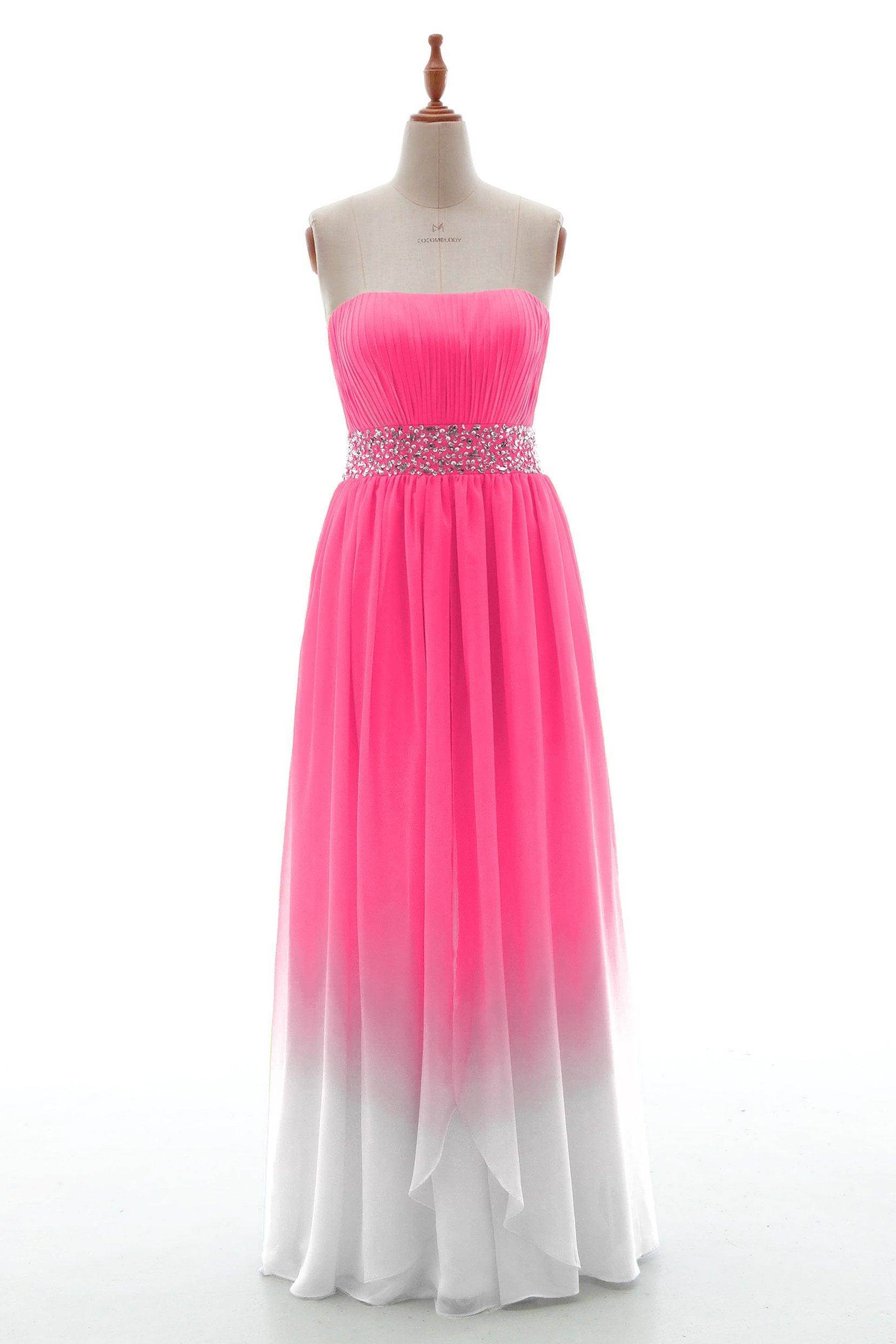 Sheath-Column Floor Length Chiffon Bridesmaid Dress PR3598