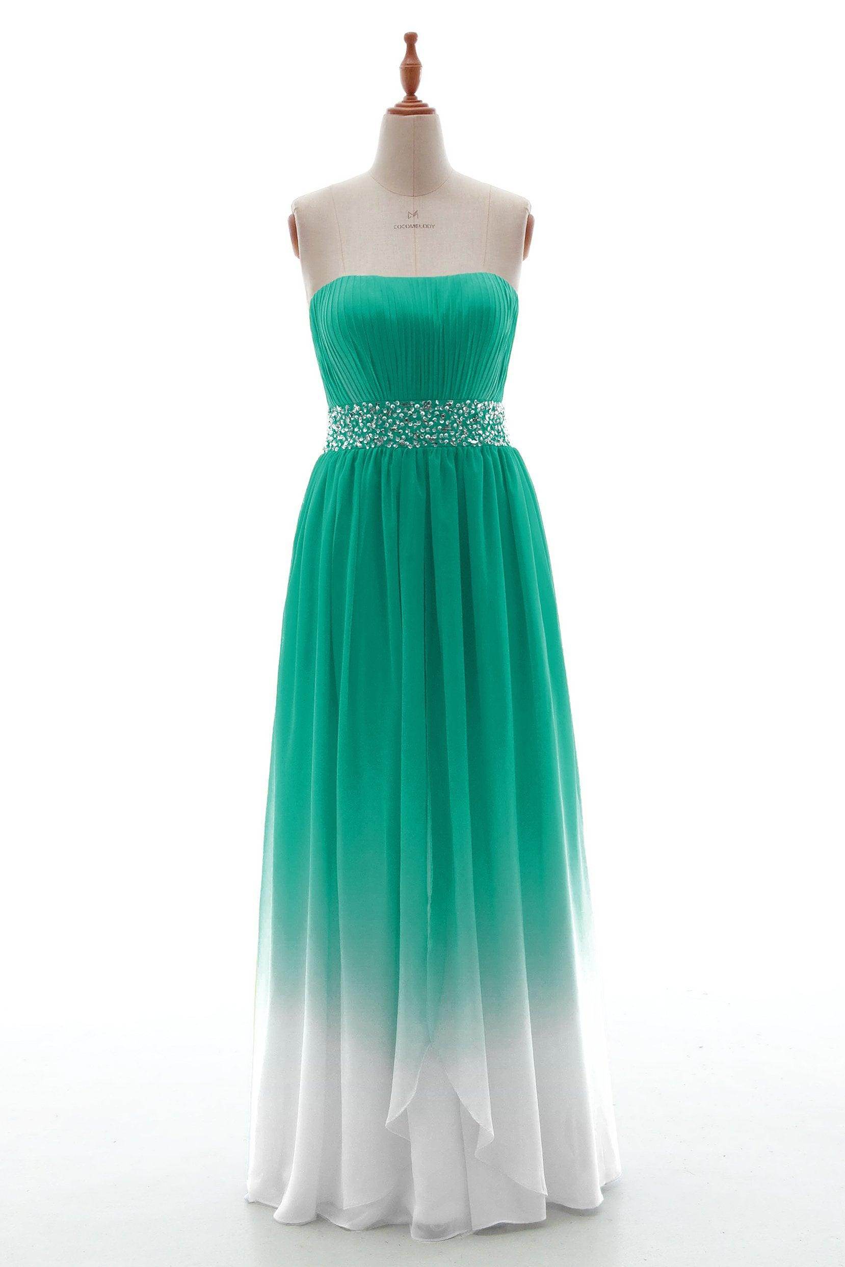 Sheath-Column Floor Length Chiffon Bridesmaid Dress PR3598