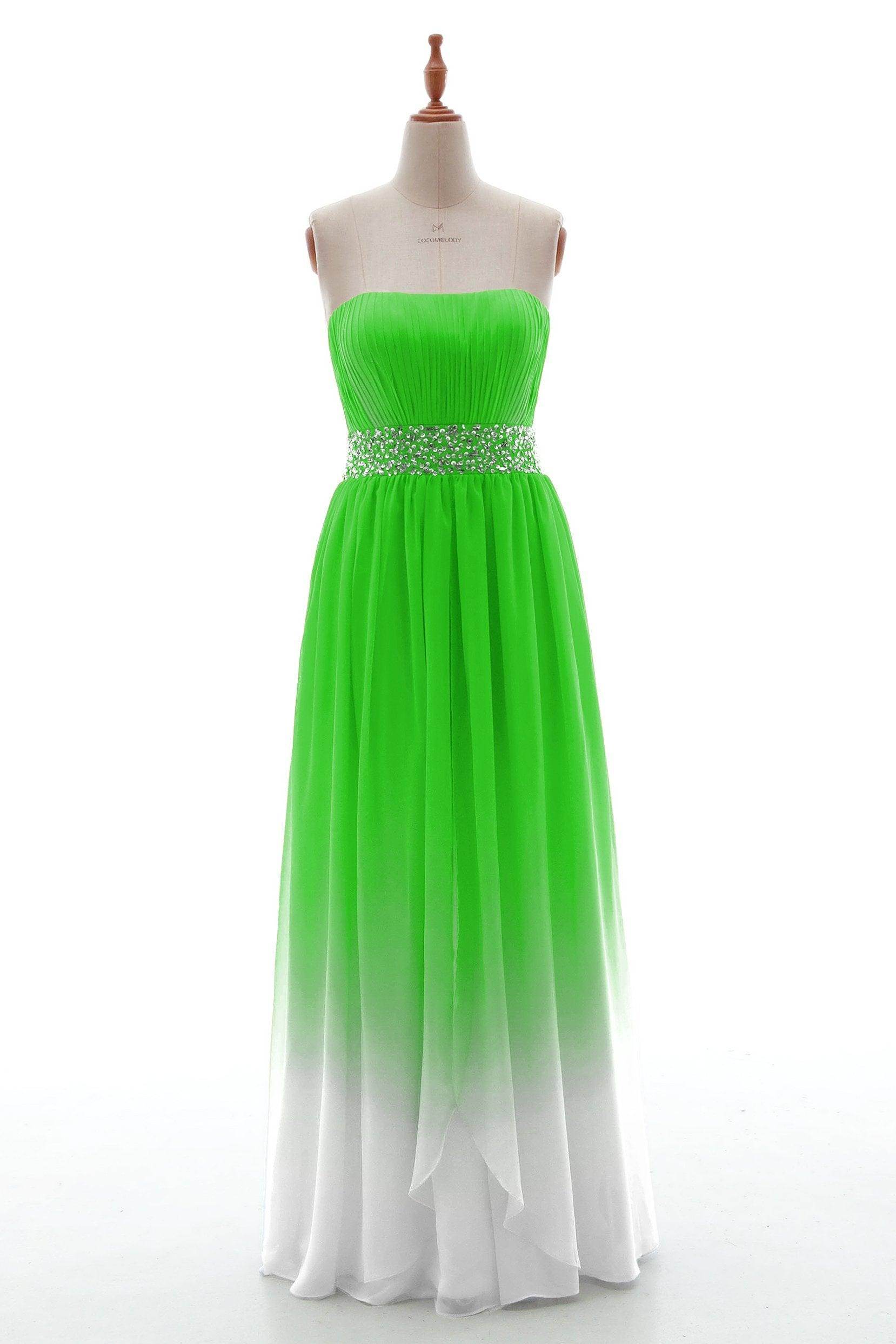Sheath-Column Floor Length Chiffon Bridesmaid Dress PR3598