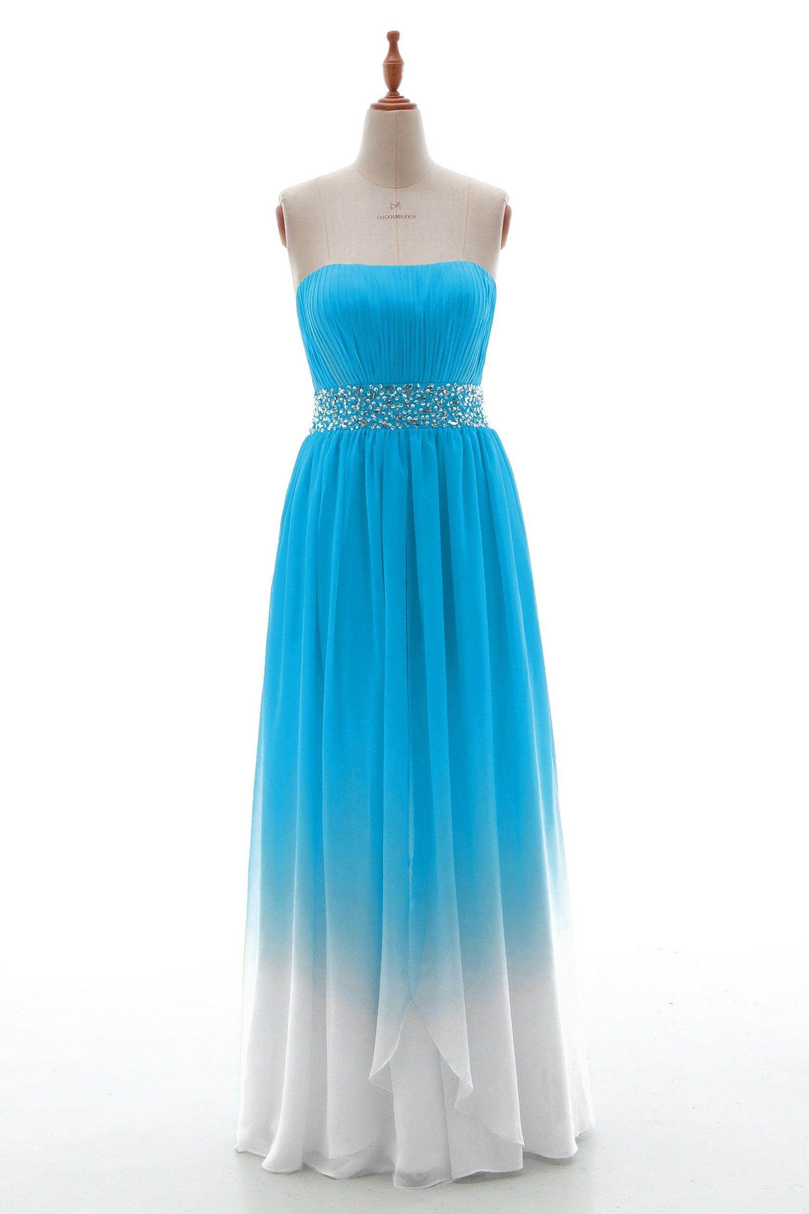 Sheath-Column Floor Length Chiffon Bridesmaid Dress PR3598