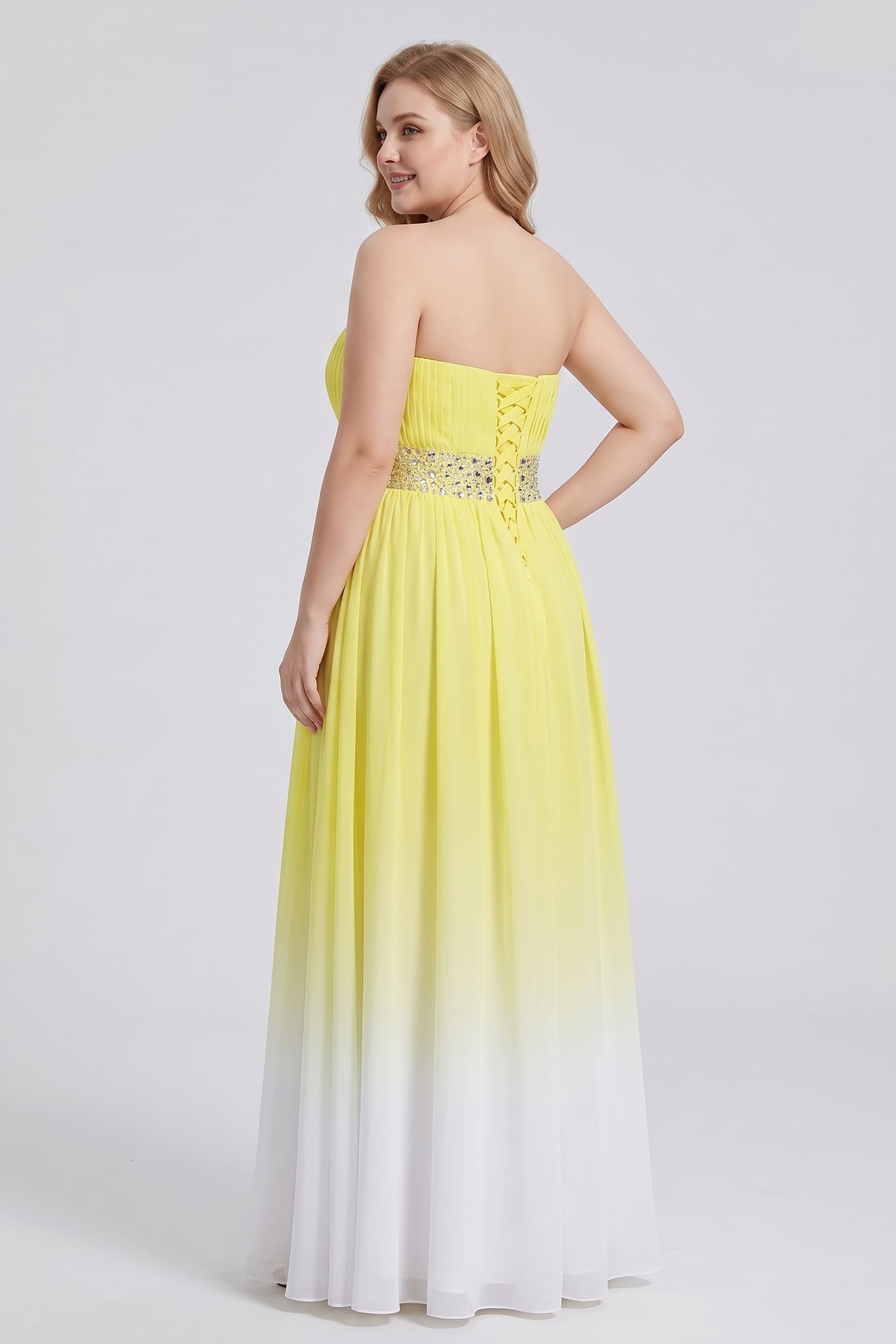 Sheath-Column Floor Length Chiffon Bridesmaid Dress PR3598