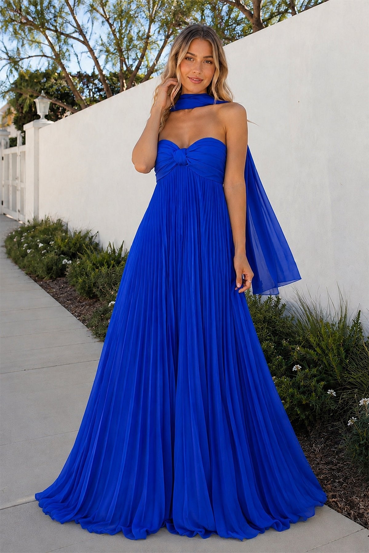 A Line Light Pink Sweetheart Chiffon Long Prom Dress