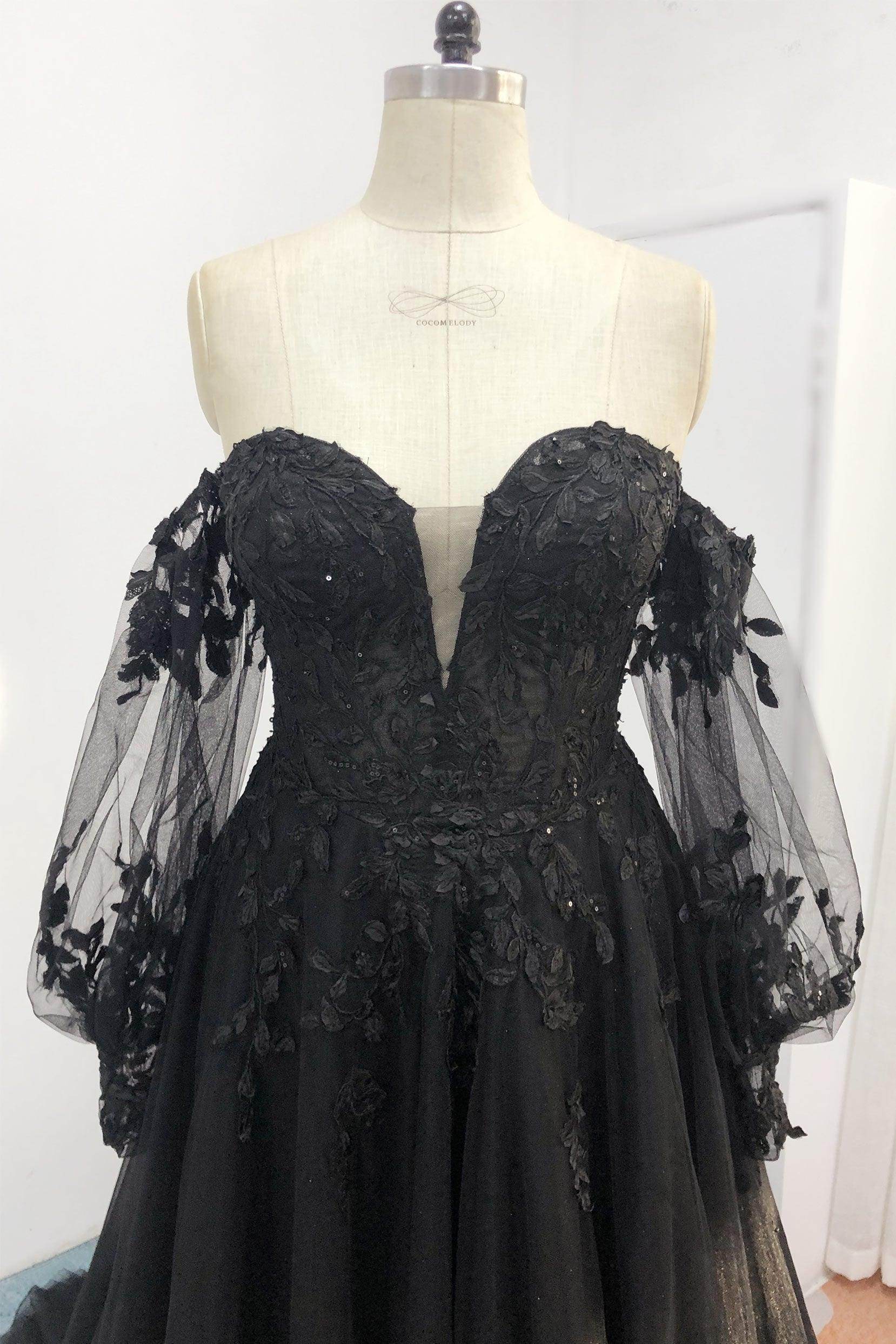 A-Line Court Train Tulle Wedding Dress CW2586
