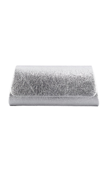 Alex Silver Prom Clutch B911