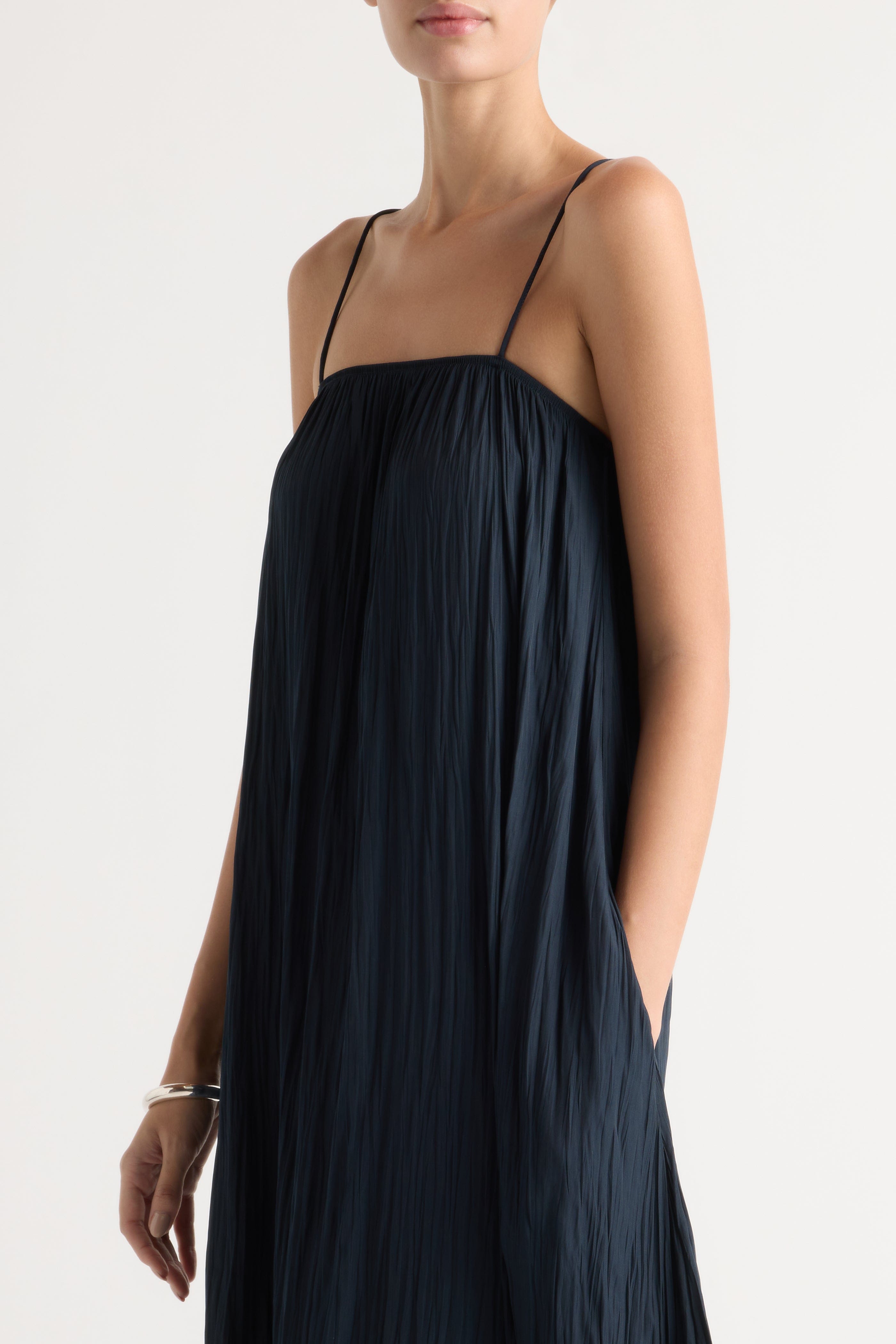 Solange Crinkled Maxi Dress