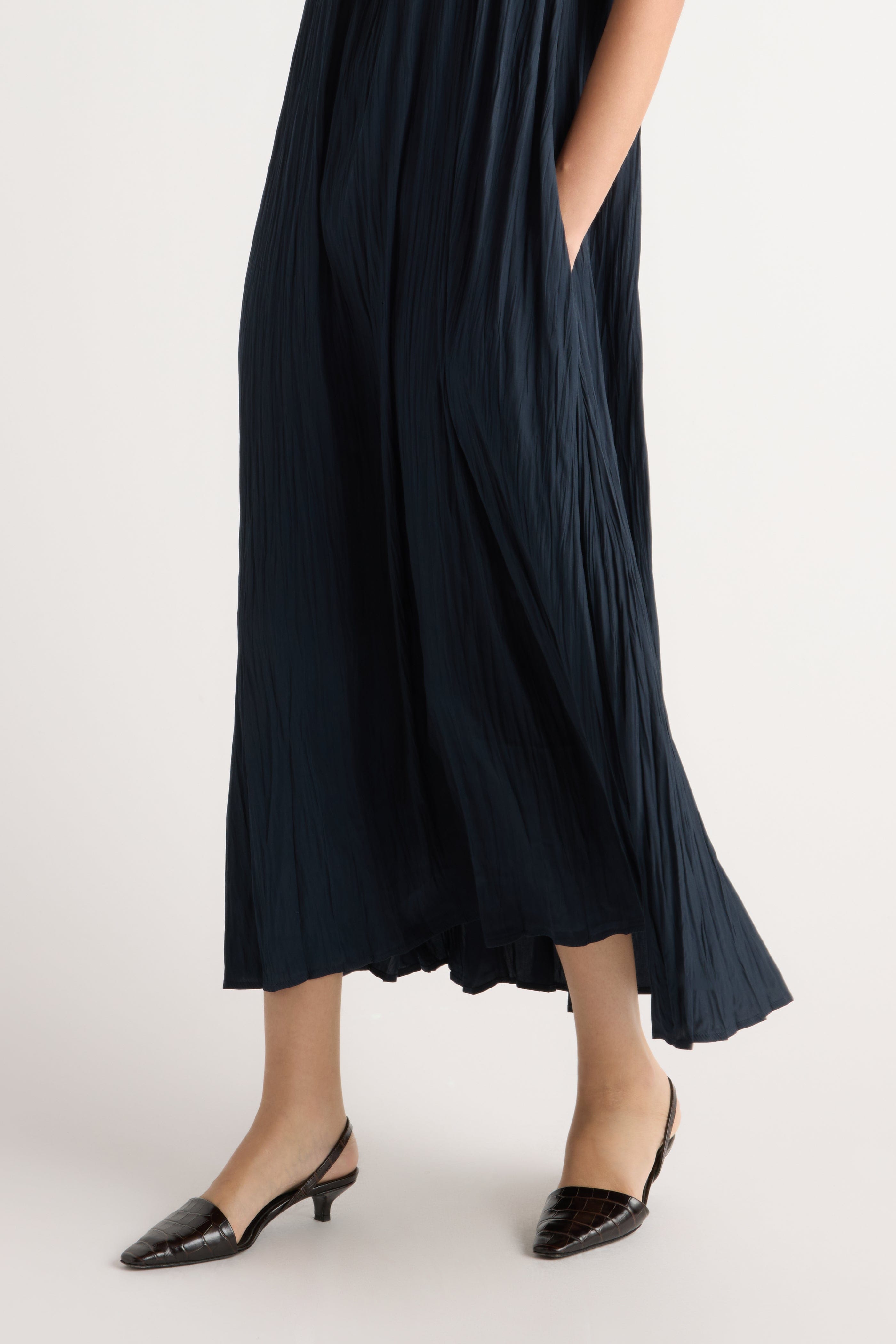 Solange Crinkled Maxi Dress