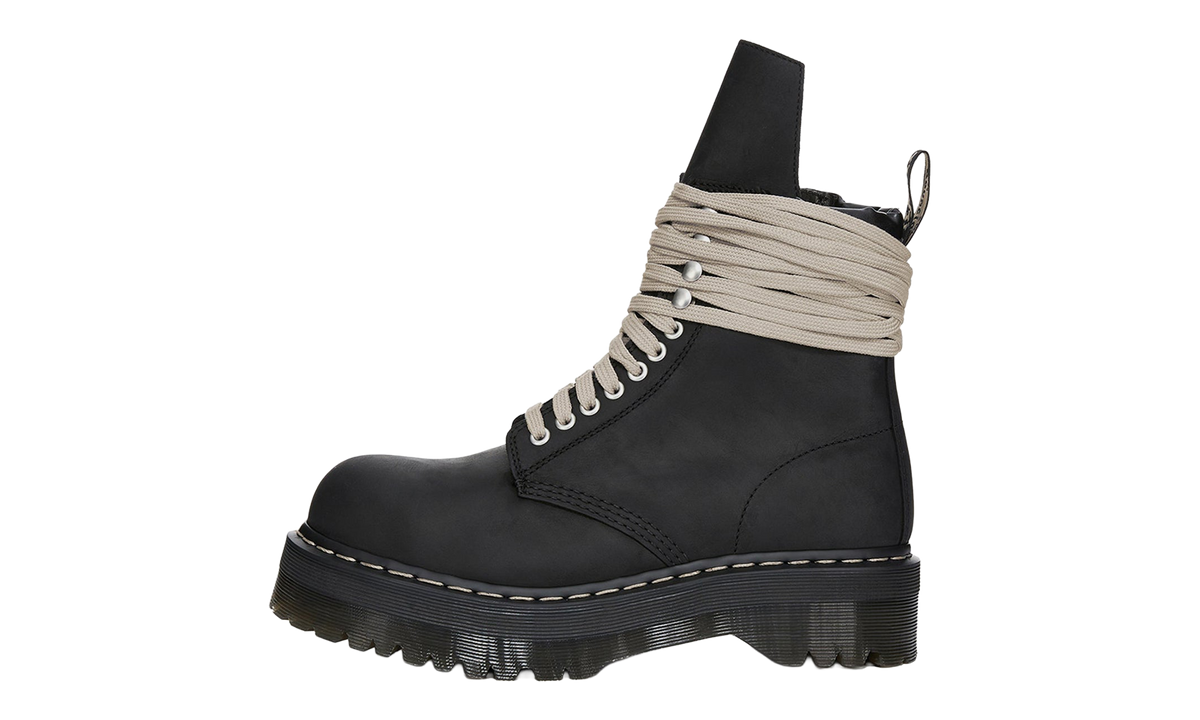 1460 DRKSHDW Quad Sole Steel Toe Boot WMNS Rick Owens Black DW02E6813 9001 09
