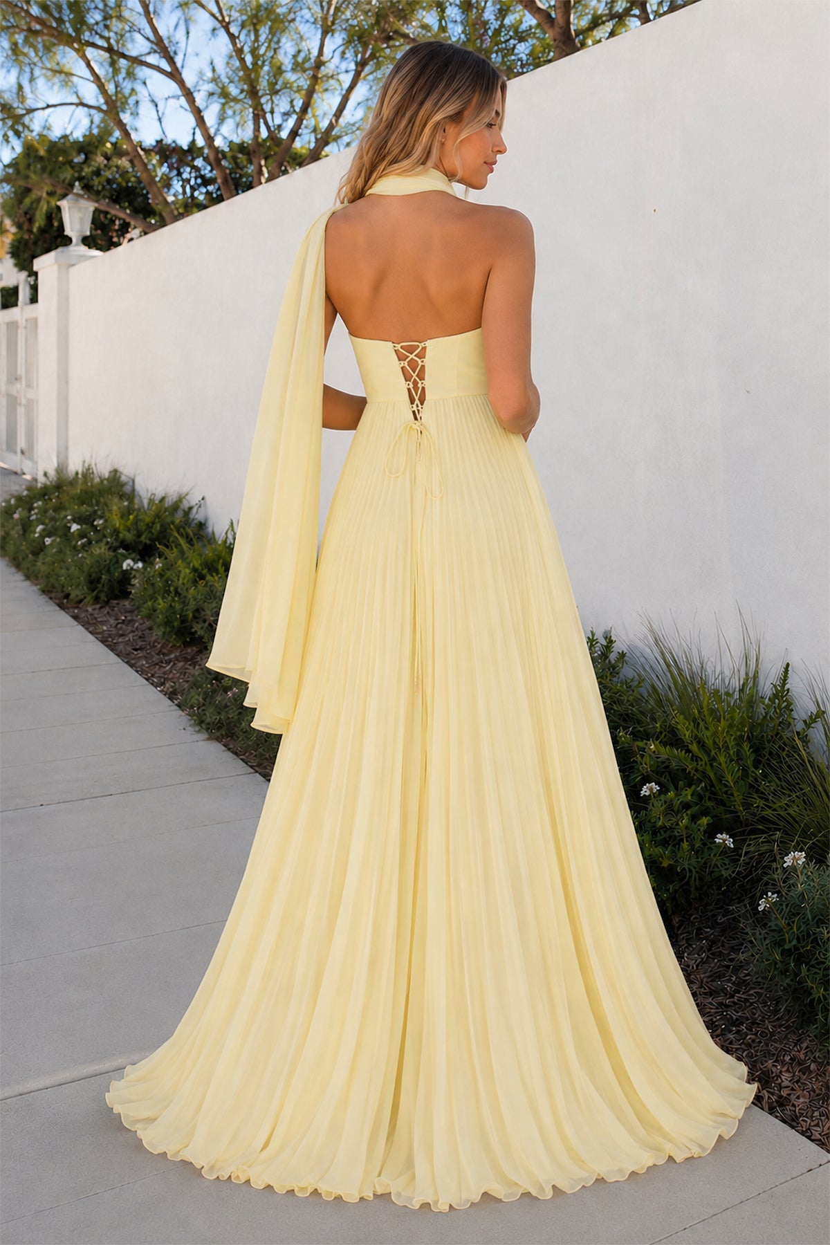 A Line Light Pink Sweetheart Chiffon Long Prom Dress